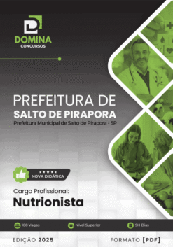 Apostila Nutricionista Salto de Pirapora SP 2025