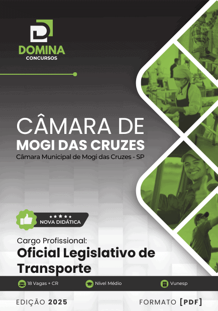 Apostila Oficial Legislativo de Transporte Câmara Mogi das Cruzes SP 2025 1 Apostila Oficial Legislativo de Transporte Câmara Mogi das Cruzes SP 2025