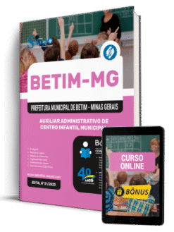 Apostila Prefeitura de Betim - MG 2025 - Auxiliar Administrativo de Centro Infantil Municipal