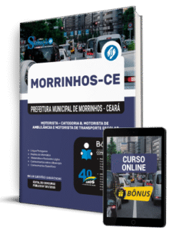 Apostila Prefeitura de Morrinhos-CE 2025 - Motorista – Categoria B, Motorista De Ambulância e Motorista De Transporte Escolar