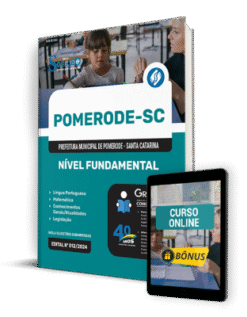 Apostila Prefeitura de Pomerode - SC - Nível Fundamental - Comum aos Cargos: Auxiliar de Serviços Gerais Escola e Zelador de Escola