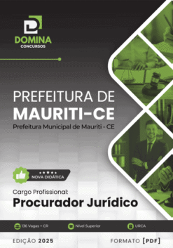 Apostila Procurador Jurídico Mauriti CE 2025