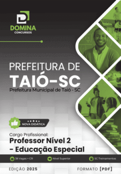 Apostila Professor de Educação Especial Taió SC 2025