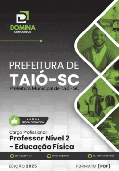 Apostila Professor de Educação Física Taió SC 2025
