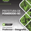 Apostila Professor de Geografia Pomerode SC 2025