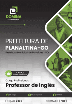 Apostila Professor de Inglês Planaltina GO 2025