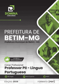 Apostila Professor de Português Betim MG 2026
