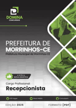 Apostila Recepcionista Morrinhos CE 2025
