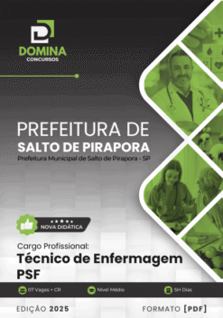 Apostila Técnico de Enfermagem PSF Salto de Pirapora SP 2025