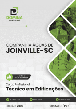 Apostila Técnico em Edificações Águas de Joinville SC 2025