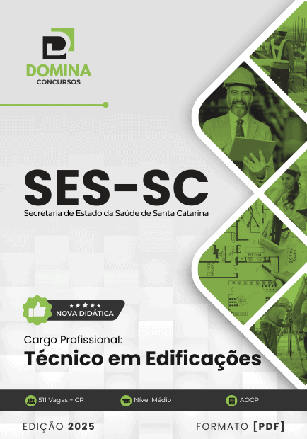 Apostila Técnico em Edificações SES SC 2025 1 Apostila Técnico em Edificações SES SC 2025
