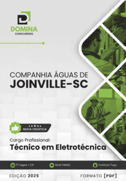 Apostila Técnico em Eletrotécnica Águas de Joinville SC 2025