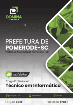Apostila Técnico em Informática Pomerode SC 2025