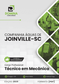 Apostila Técnico em Mecânica Águas de Joinville SC 2025