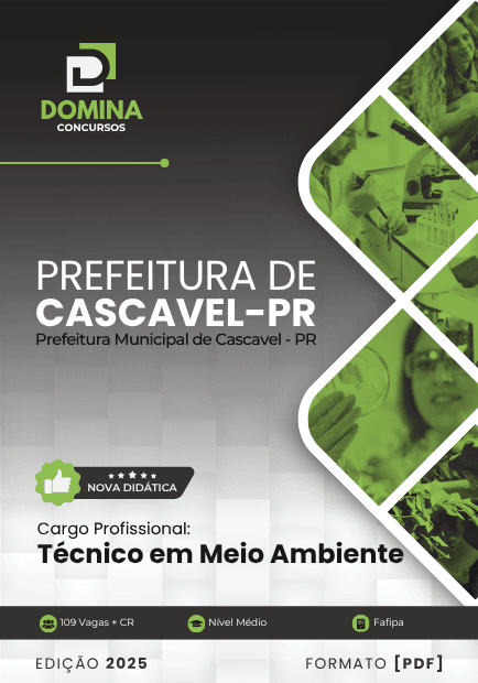 Apostila Técnico em Meio Ambiente Cascavel PR 2025 1 Apostila Técnico em Meio Ambiente Cascavel PR 2025