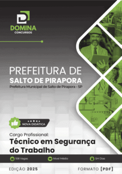 Apostila Técnico em Segurança do Trabalho Salto de Pirapora SP 2025