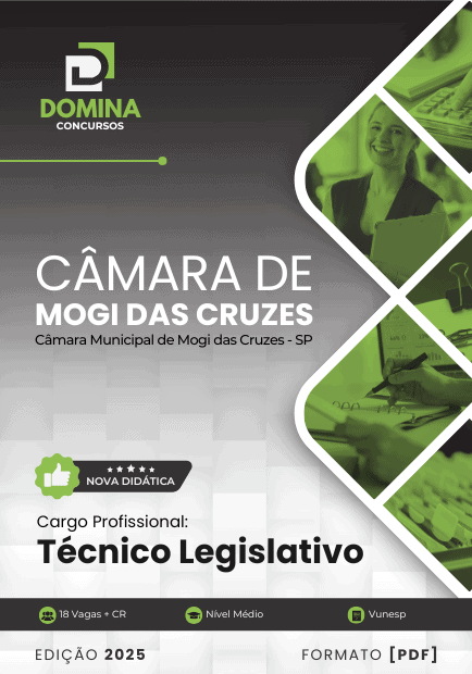 Apostila Técnico Legislativo Câmara Mogi das Cruzes SP 2025 1 Apostila Técnico Legislativo Câmara Mogi das Cruzes SP 2025