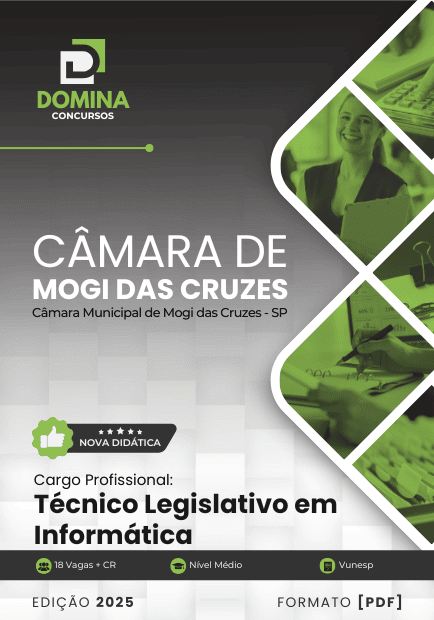 Apostila Técnico Legislativo em Informática Câmara Mogi das Cruzes SP 2025 1 Apostila Técnico Legislativo em Informática Câmara Mogi das Cruzes SP 2025