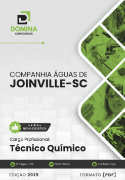 Apostila Técnico Químico Águas de Joinville SC 2025