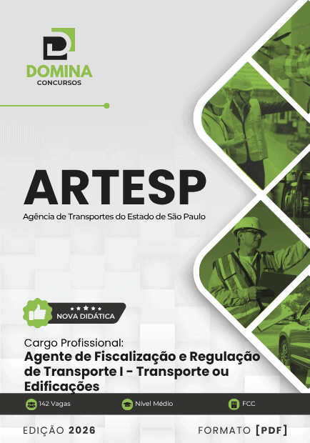 Apostila Agente de Fiscalização de Transporte e Edificações ARTESP 2026 1 Apostila Agente de Fiscalização de Transporte e Edificações ARTESP 2026