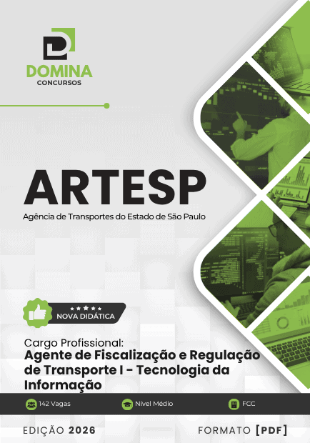 Apostila Agente de Fiscalização de Transporte TI ARTESP 2026 1 Apostila Agente de Fiscalização de Transporte TI ARTESP 2026