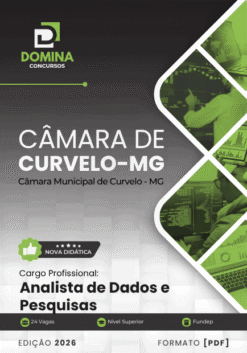 Apostila Analista de Dados e Pesquisas Câmara Curvelo MG 2026