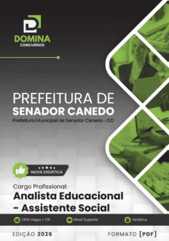 Apostila Analista Educacional Assistente Social Senador Canedo GO 2026