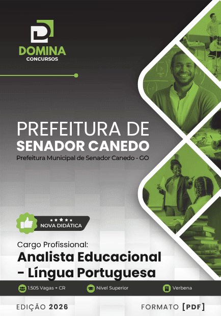 Apostila Analista Educacional Língua Portuguesa Senador Canedo GO 2026 1 Apostila Analista Educacional Língua Portuguesa Senador Canedo GO 2026