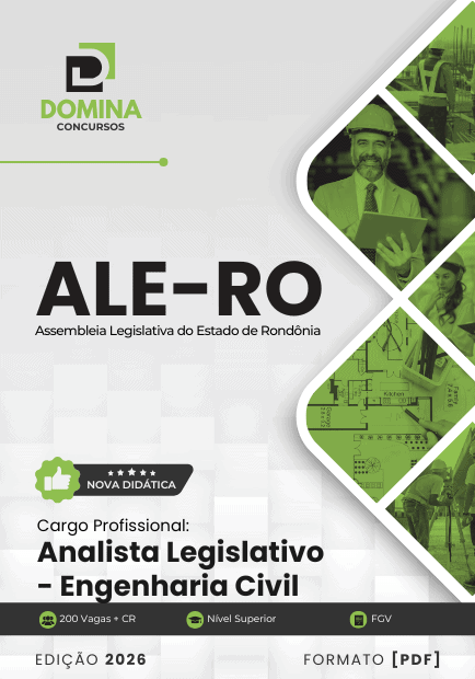 Apostila Analista Legislativo Engenharia Civil ALE RO 2026 1 Apostila Analista Legislativo Engenharia Civil ALE RO 2026