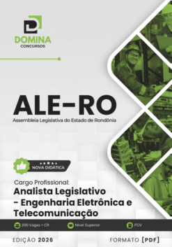 Apostila Analista Legislativo Engenharia Eletrônica ALE RO 2026