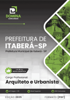 Apostila Arquiteto e Urbanista Itaberá SP 2025