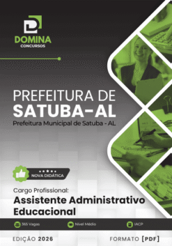 Apostila Assistente Administrativo Educacional Satuba AL 2026