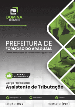 Apostila Assistente de Tributação Formoso do Araguaia TO 2025