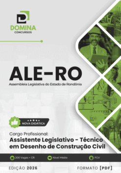 Apostila Assistente Legislativo Técnico Desenho Construção Civil ALE RO 2026
