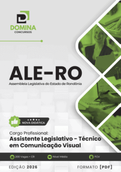 Apostila Assistente Legislativo Técnico em Comunicação Visual ALE RO 2026