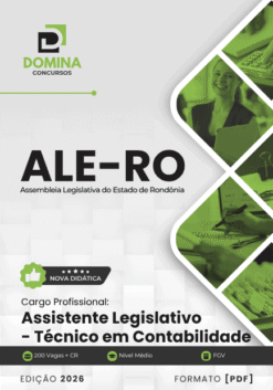 Apostila Assistente Legislativo Técnico em Contabilidade ALE RO 2026