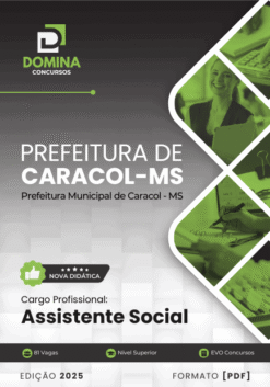 Apostila Assistente Social Caracol MS 2025