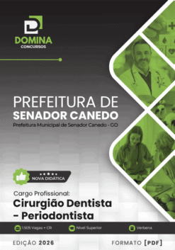 Apostila Cirurgião Dentista Periodontista Senador Canedo GO 2026