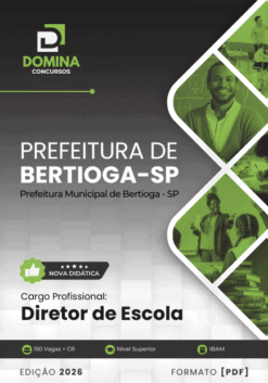 Apostila Diretor de Escola Bertioga SP 2026