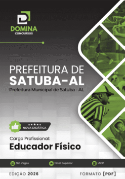 Apostila Educador Físico Satuba AL 2026