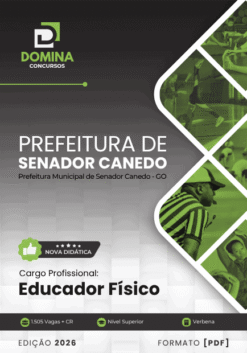 Apostila Educador Físico Senador Canedo GO 2026