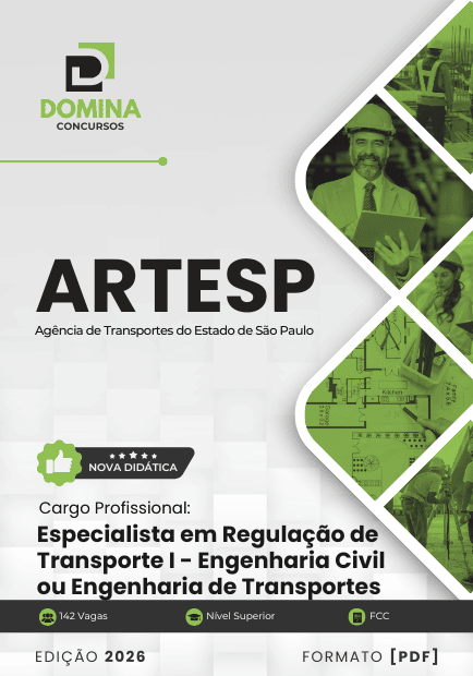 Apostila Especialista em Regulação de Transporte Engenharia Civil ARTESP 2026 1 Apostila Especialista em Regulação de Transporte Engenharia Civil ARTESP 2026