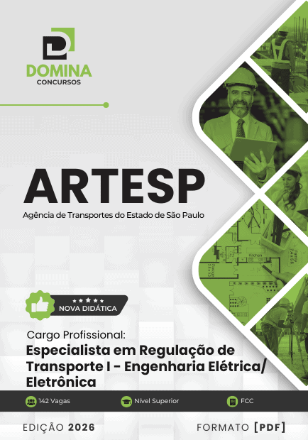 Apostila Especialista em Regulação de Transporte Engenharia Elétrica ARTESP 2026 1 Apostila Especialista em Regulação de Transporte Engenharia Elétrica ARTESP 2026