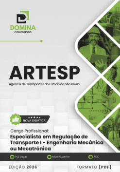 Apostila Especialista em Regulação de Transporte Engenharia Mecânica ARTESP 2026