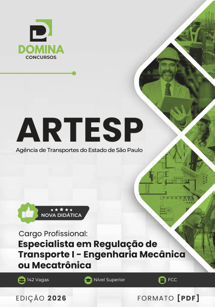 Apostila Especialista em Regulação de Transporte Engenharia Mecânica ARTESP 2026 1 Apostila Especialista em Regulação de Transporte Engenharia Mecânica ARTESP 2026