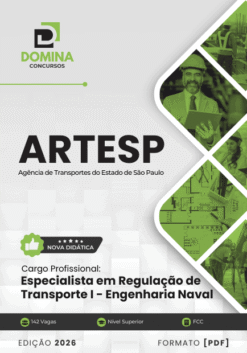 Apostila Especialista em Regulação de Transporte Engenharia Naval ARTESP 2026