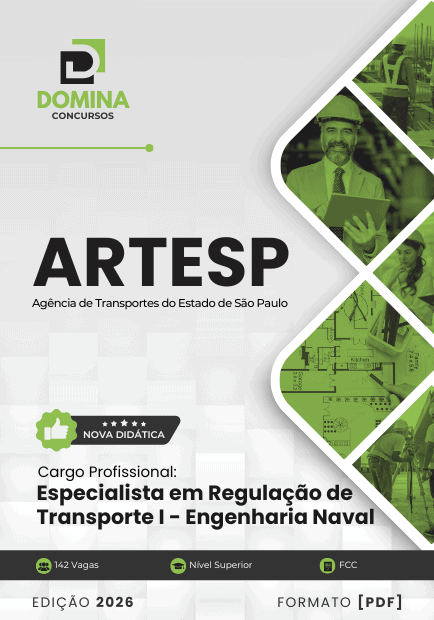 Apostila Especialista em Regulação de Transporte Engenharia Naval ARTESP 2026 1 Apostila Especialista em Regulação de Transporte Engenharia Naval ARTESP 2026