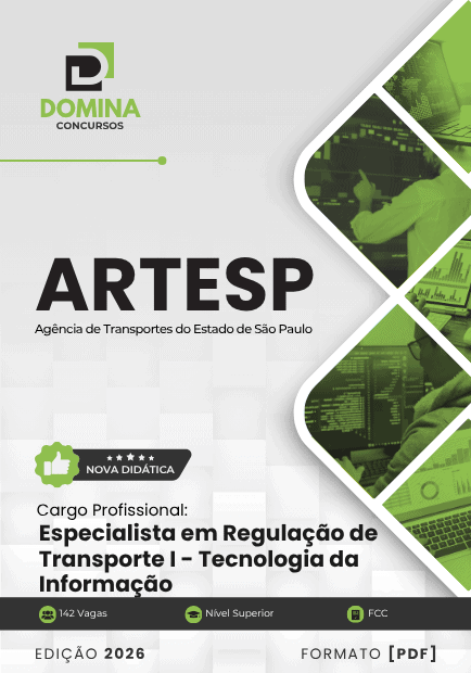 Apostila Especialista em Regulação de Transporte TI ARTESP 2026 1 Apostila Especialista em Regulação de Transporte TI ARTESP 2026