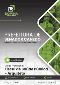 Apostila Fiscal de Saúde Pública Arquiteto Senador Canedo GO 2026