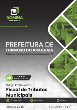 Apostila Fiscal de Tributos Municipais Formoso do Araguaia TO 2025
